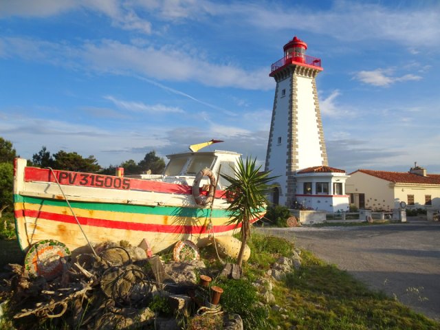 Départ au parking du phare