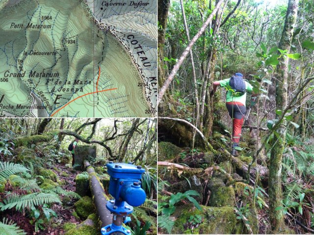 Recherche sportive mais ludique et instructive de l'ancien sentier de la Caverne Dufour